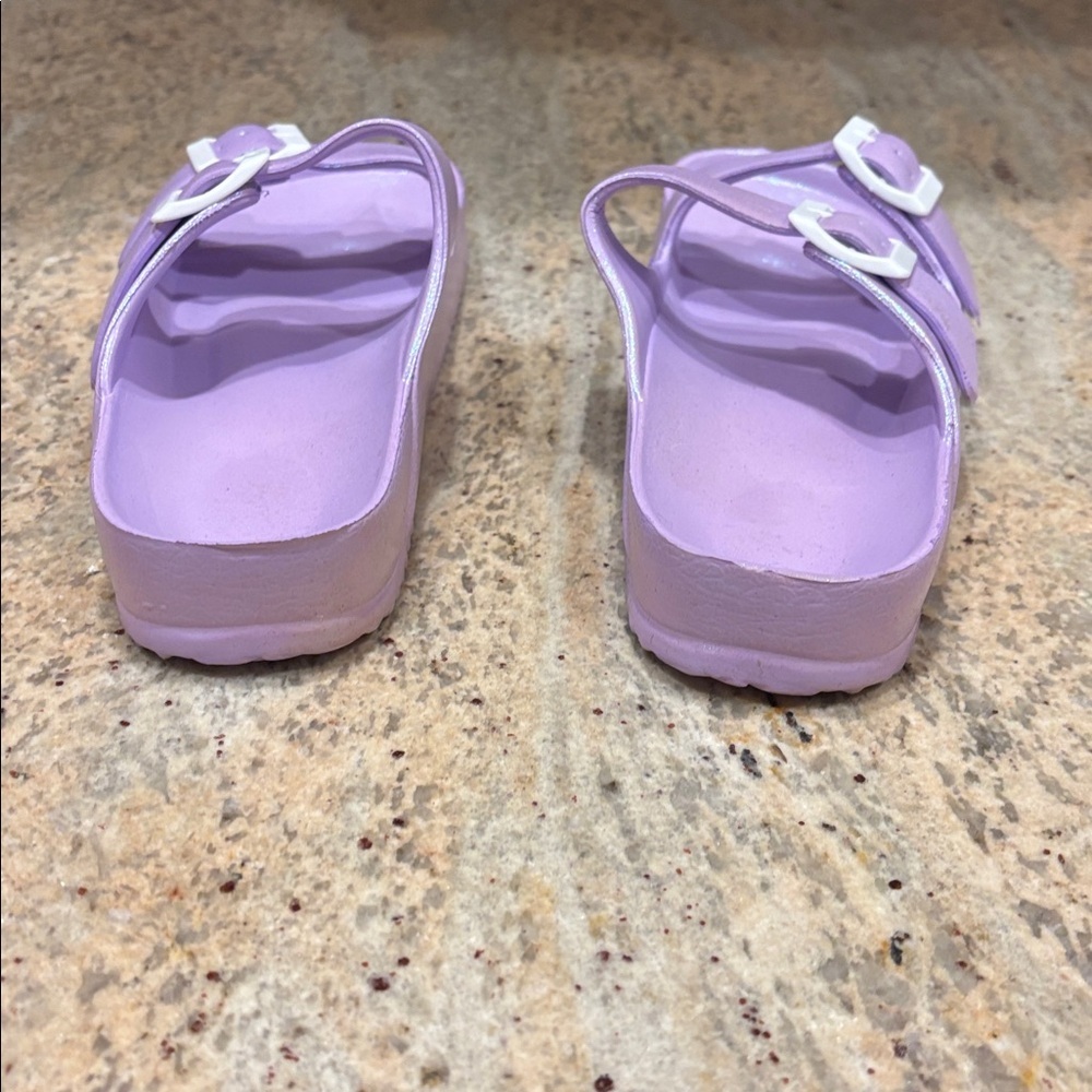 Womans Purple Sandals - Picture 10 of 11